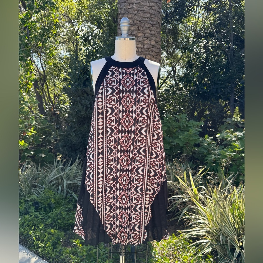 Parker "Yolanda" pleated halter dress - size S